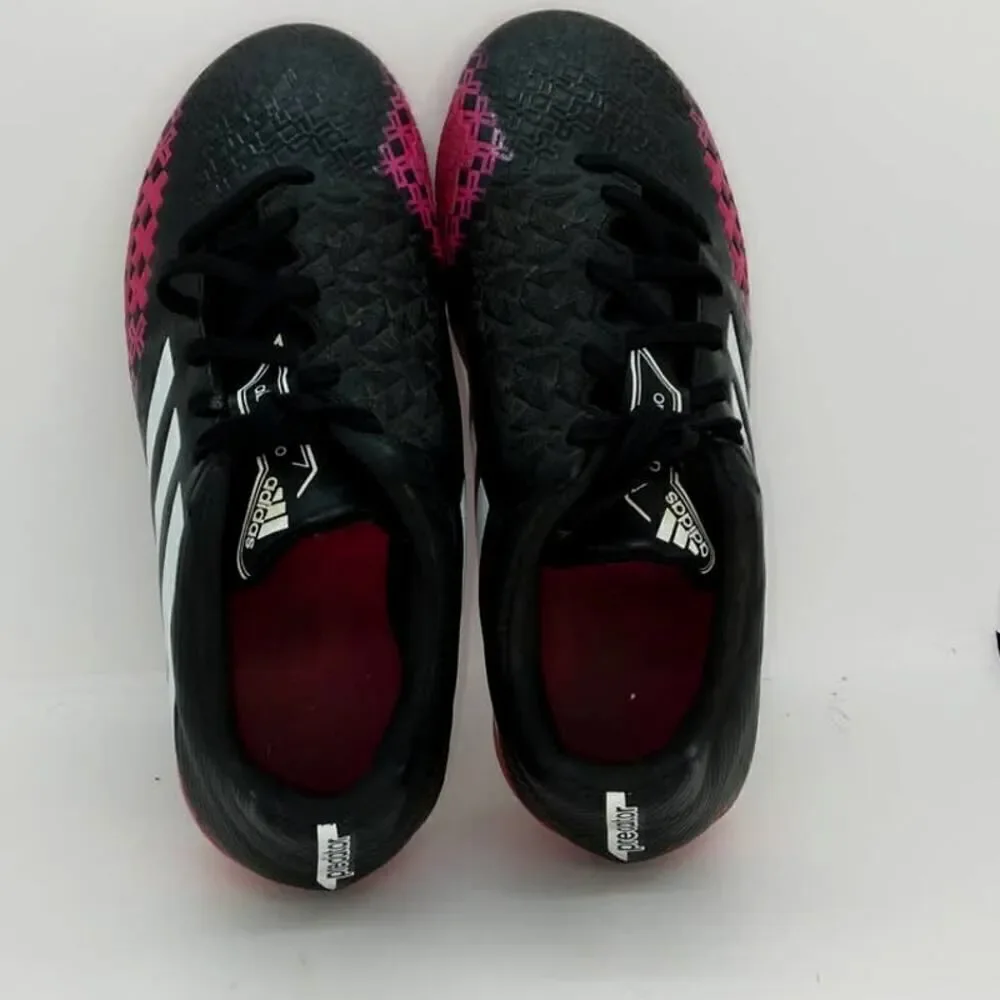 Adidas Prediator Absolado Boys Pre-owned Purple & Black Soccer Cleats - sz. 4Y